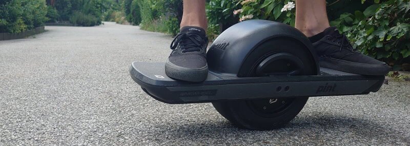 Onewheel Pint riding on pavement