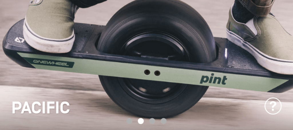 Onewheel Application Pacific mode