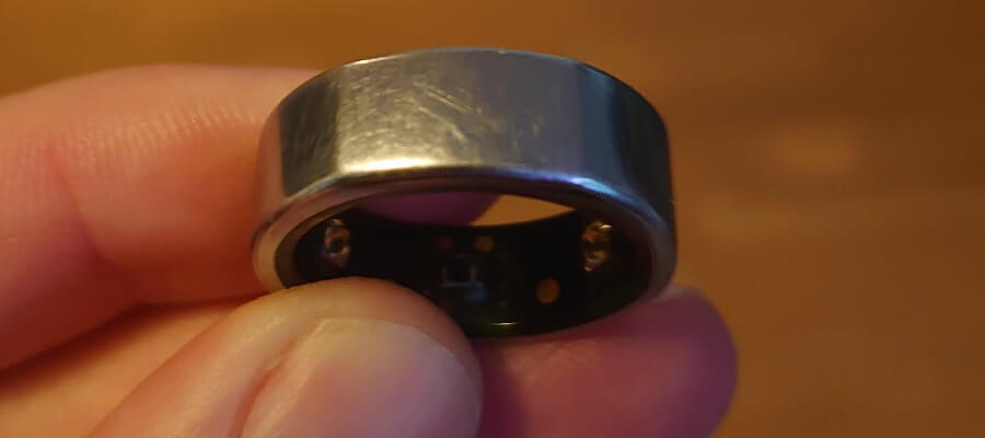 Oura Ring Silver scratches
