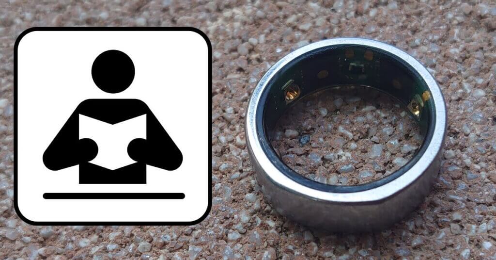 Oura ring manual, ring laying on street