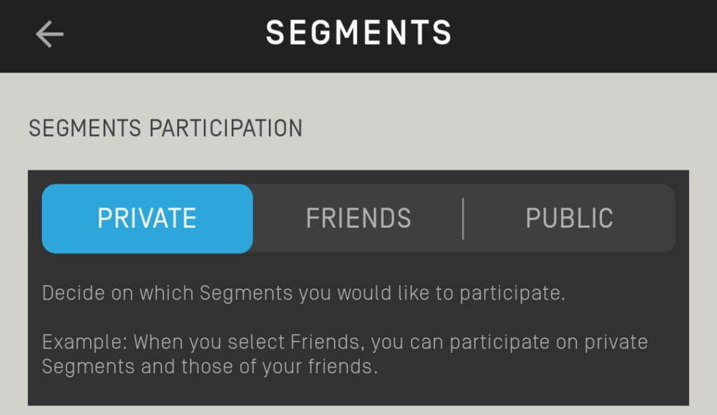 Share your Segments with friends
