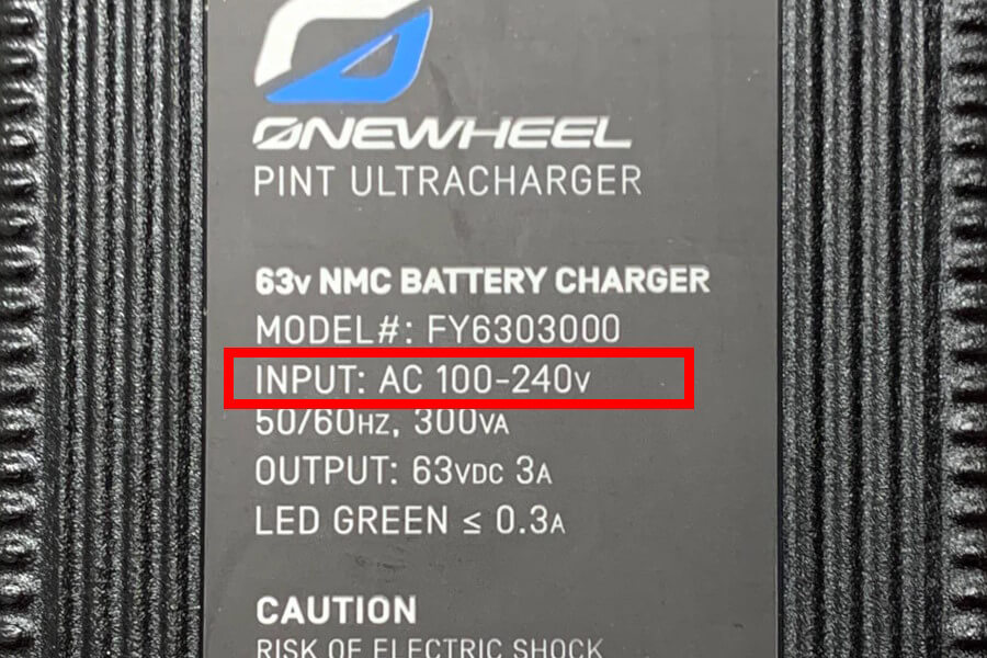 Onewheel Charger Input