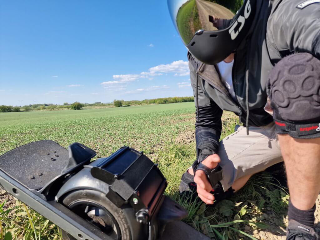 TSG Pass Pro riding on field